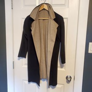 Zara Mid length open cardigan jacket.